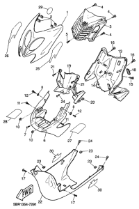 YQ50 Ветровое стекло