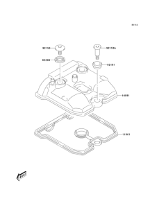  Крышка головки цилиндров