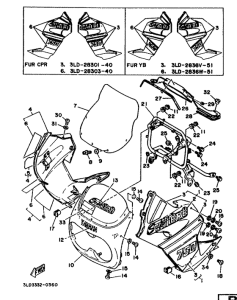 XTZ750N (37KW) Motorverkleindung 1