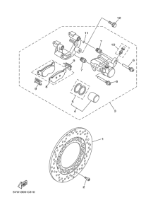 XP500 Задний суппорт