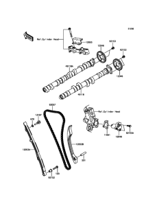 ZX1400 Распред вал