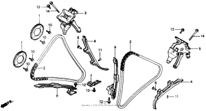 VTR250 Цепь ГРМ