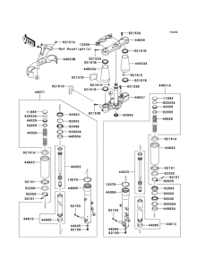 VN2000 Вилка передней оси