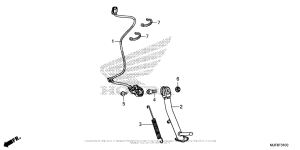 CTX700N DCT Подножка
