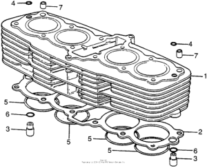 CB550 Цилиндры