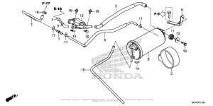 CRF1000D (ABS) Канистра осушителя
