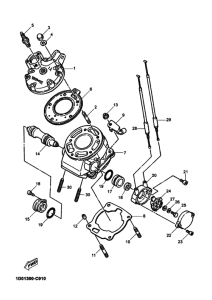 DT125RE Цилиндр