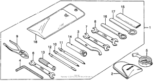 CB450S Инструмент