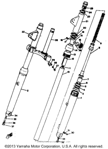 DT2 Передняя вилка