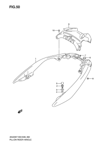 AN400 (ABS) Ручка пассажира