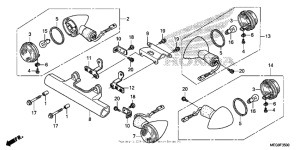VT750C2B Turn signal (1)