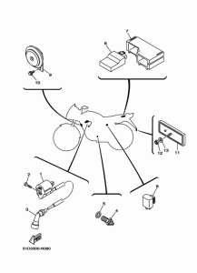 YBR125ED Электрика 2