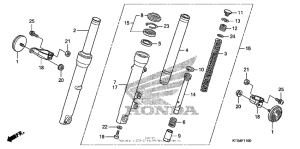 SH150I Передняя вилка