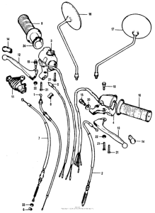 CB125S Switches + cables s2