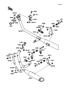 VN1500 Глушитель