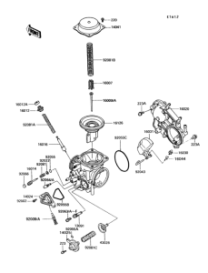 VN750 Carburetor parts(1 / 2)