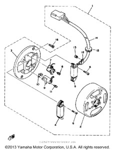 LB802AE Flywheel magneto