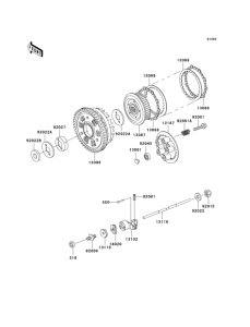 KZ1000 Сцепление