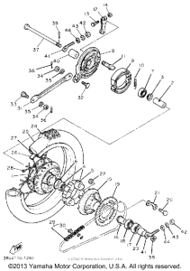 PW80D Переднее колесо