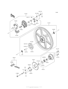 AN112 Задняя ступица колеса