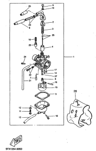 CW50RS Карбюратор