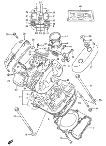 VS600 Головка цилиндров