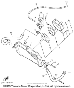 FZR600RDC Радиатор и Патрубки