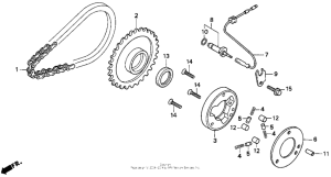 CB250 Муфта стартера