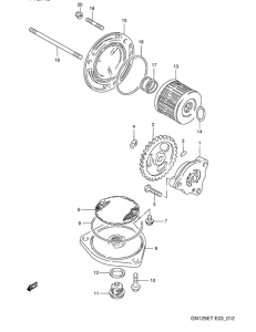 GN125 Маслонасос