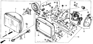CH150D Ch150d headlight
