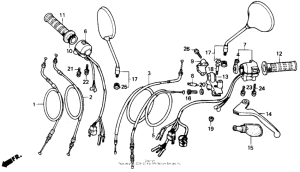 GB500 Рулевые переключатели