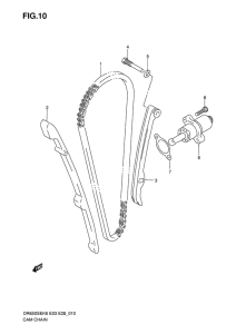 DR650 Держатель направляющей