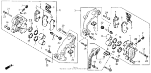 GL1500 Передний суппорт