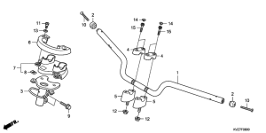 NSS250 (ABS) Handle pipe