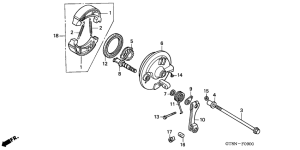 PK50 Передний тормоз