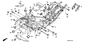 XL1000V (ABS) Frame body