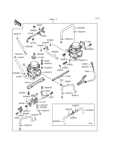 EX250 Carburetor assy