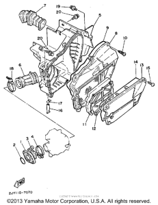 TW200DC Воздушный фильтр
