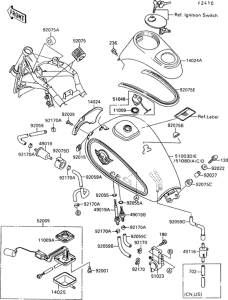 VN1500 Fuel tank(1 / 2)