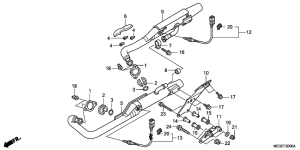 VT750CA Глушитель