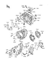 KL650 Engine cover(s)(1 / 2)