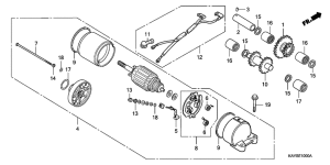 NX125 Стартер