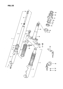 PV50 Вилка передней оси