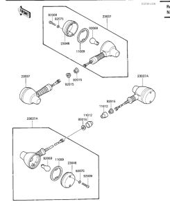 KL650 Сигнал поворота