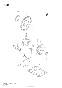 DL650 (ABS) Масляный насос