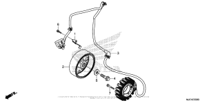 CBR650F Генератор