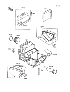 EX400 Воздушный фильтр