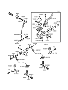 ZR750 Главный тормозной цилиндр