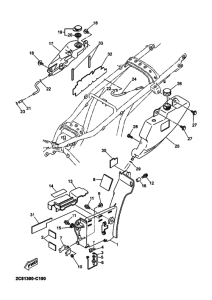 DT125RE Бак масляный