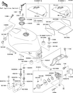 ZX750 Fuel tank(1 / 2)(zx750-l3)